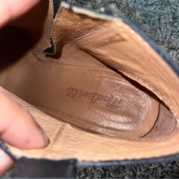 Madewell Womens The Billie Boot F5044 Leather Bootie Classic Black Sz 8 1/2 - Picture 9 of 9